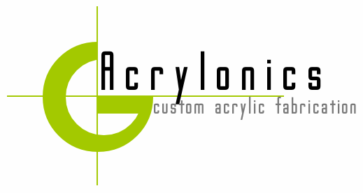 Acrylonics custom acrylic fabrication logo